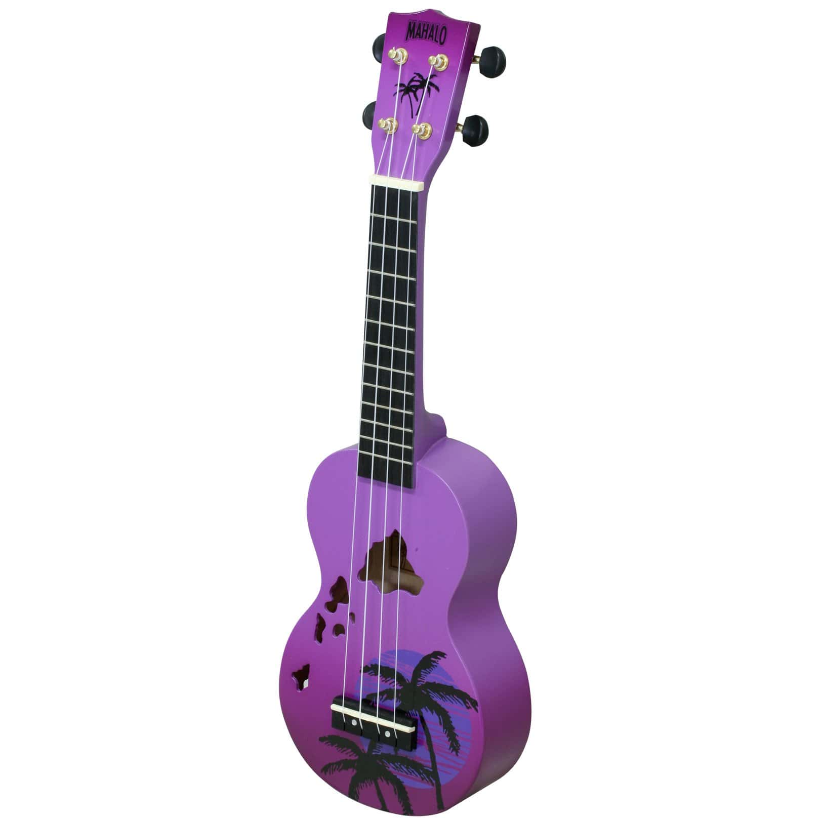 Ukulele de la Serie Diseño Mahalo, Diestro, Morado Burst, - Imagen 5