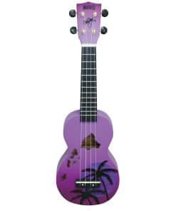 Ukulele de la Serie Diseño Mahalo, Diestro, Morado Burst,