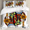 Juego de Funda Nórdica Ambesonne King, Rey de Corazones