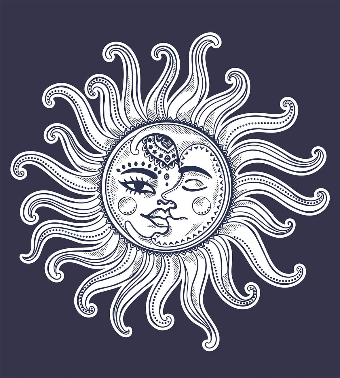 Juego de Funda Nórdica Ambesonne Sol y Luna, Amor y Romance - Imagen 3