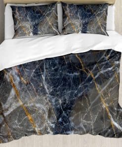 Juego de Funda Nórdica de Mármol Ambesonne, Diseño