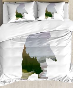 Juego de Funda nórdica Ambesonne Cabin, Animales Silvestres