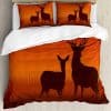 Set de Funda Nórdica Ambesonne Hunting, Ilustración en