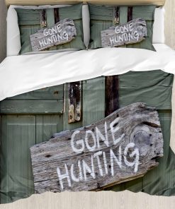 Juego de funda de edredón Ambesonne Hunting, Gone Hunting