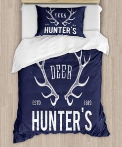 Juego de Funda Nórdica de Caza Ambesonne, Diseño de Logo