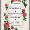 Tapicería de 50" X 70" Simply Home If Roses Grow in Heaven