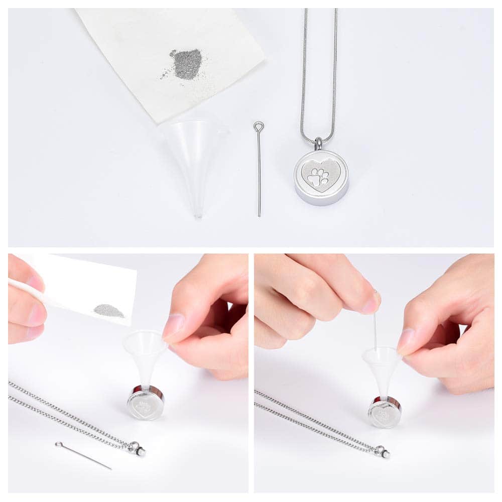 Collar de urna para cenizas Hearbeingt para mascotas - - Imagen 7