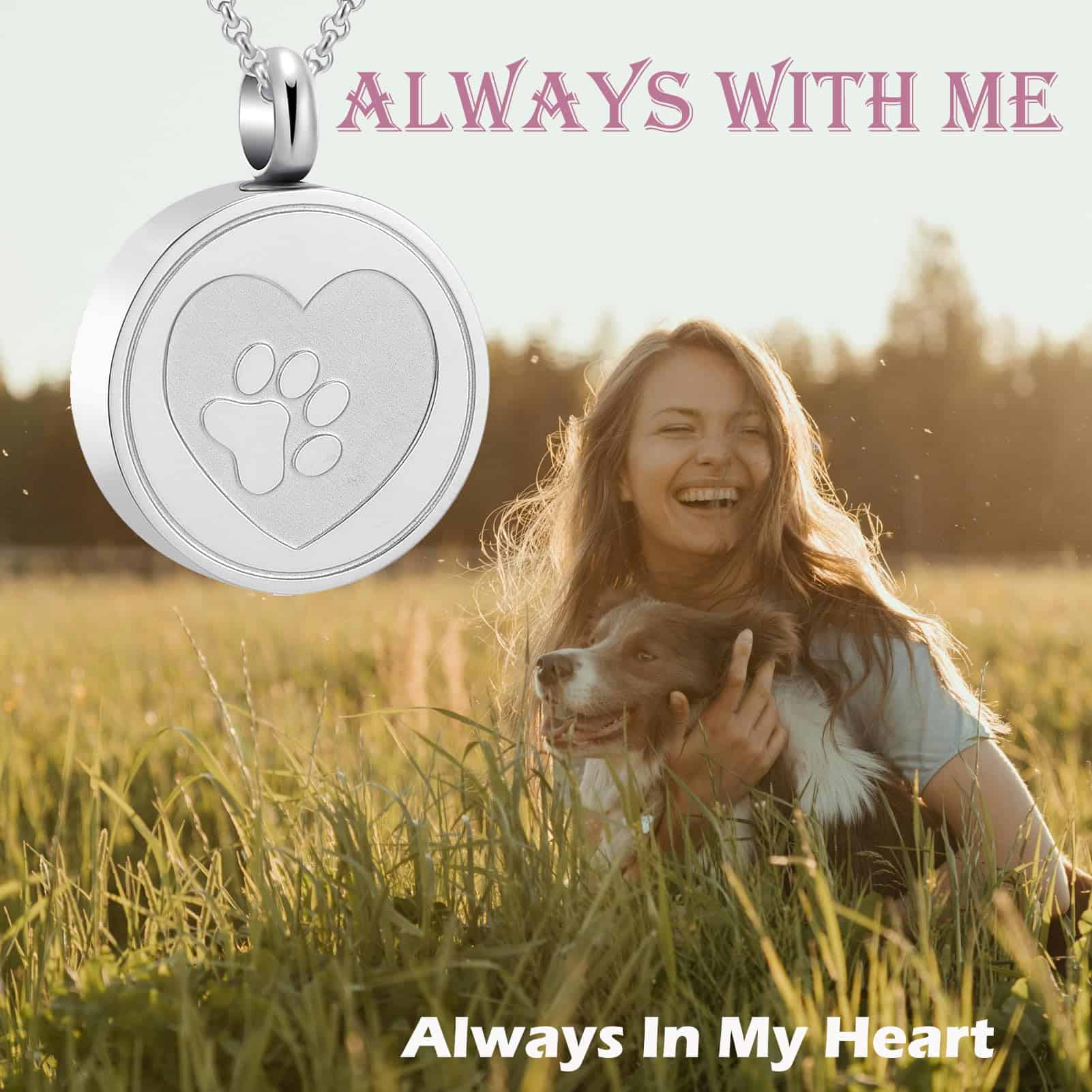 Collar de urna para cenizas Hearbeingt para mascotas - - Imagen 5