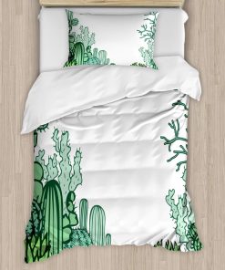 Juego de Funda nórdica de Cactus Ambesonne, Tema del