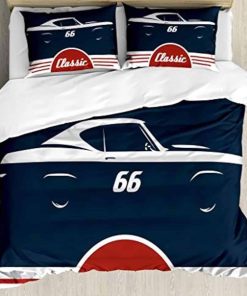 Juego de Funda de Edredón Ambesonne Man Cave, Vehículo