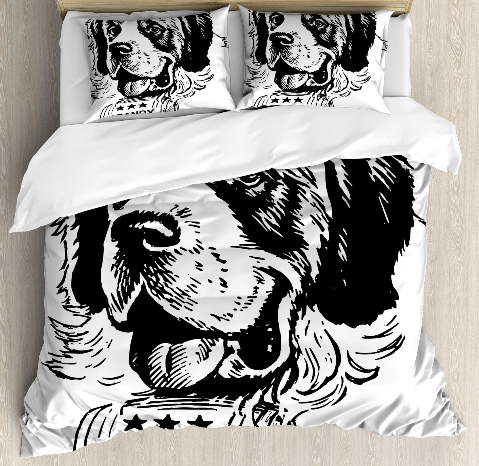 Juego de Funda nórdica para cueva del hombre, Dibujo