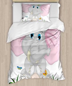 Set de Funda nórdica Ambesonne Cartoon Animal, Animal