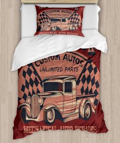 Juego de Funda Nórdica Ambesonne Man Cave, Mecánica de