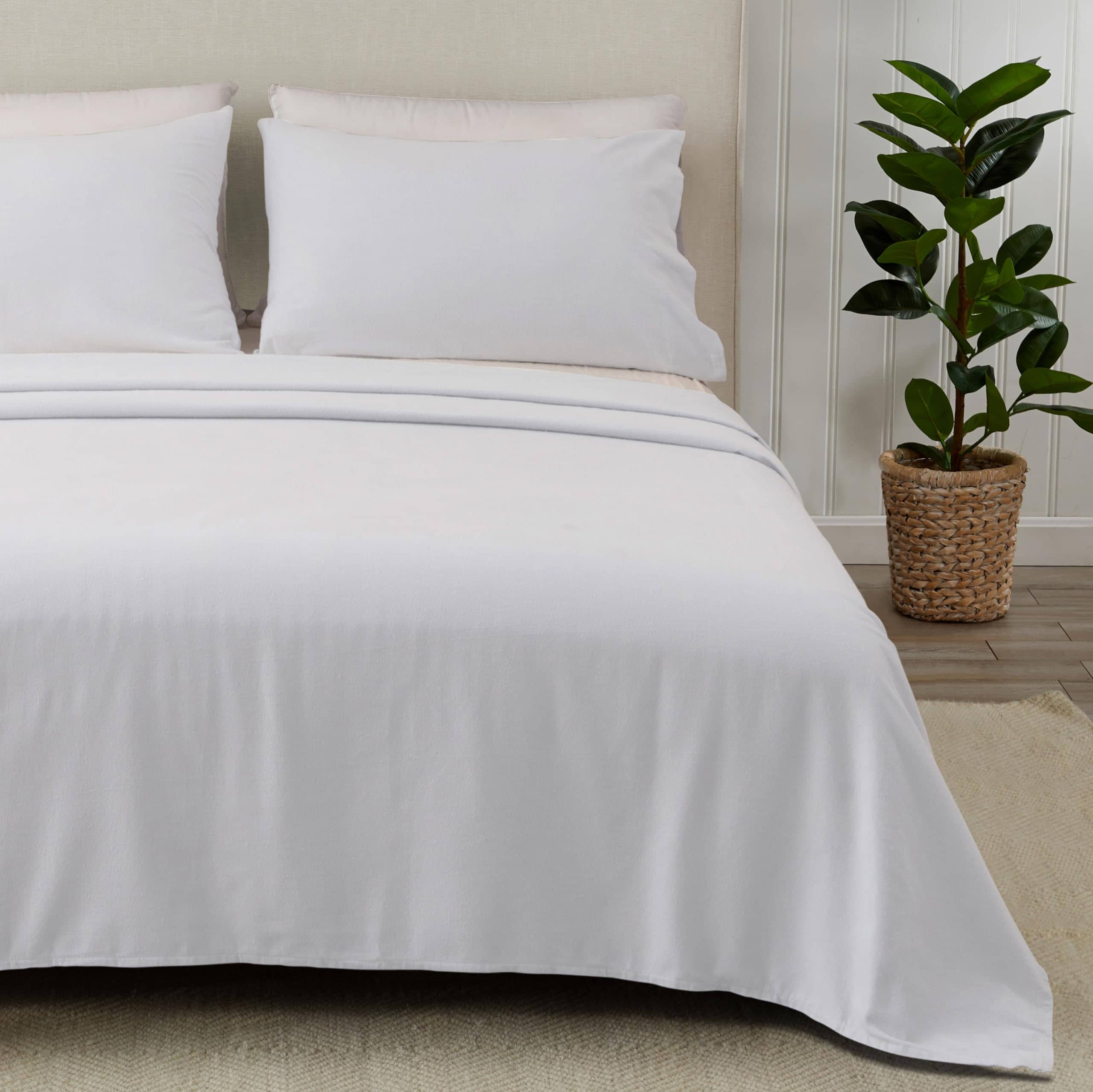 Juego de sábanas de franela Great Bay Home Queen Size -