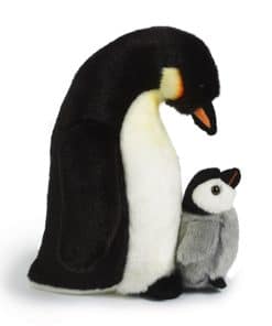 Pinguino y Polluelo de Living Nature, Juguetes Realistas de
