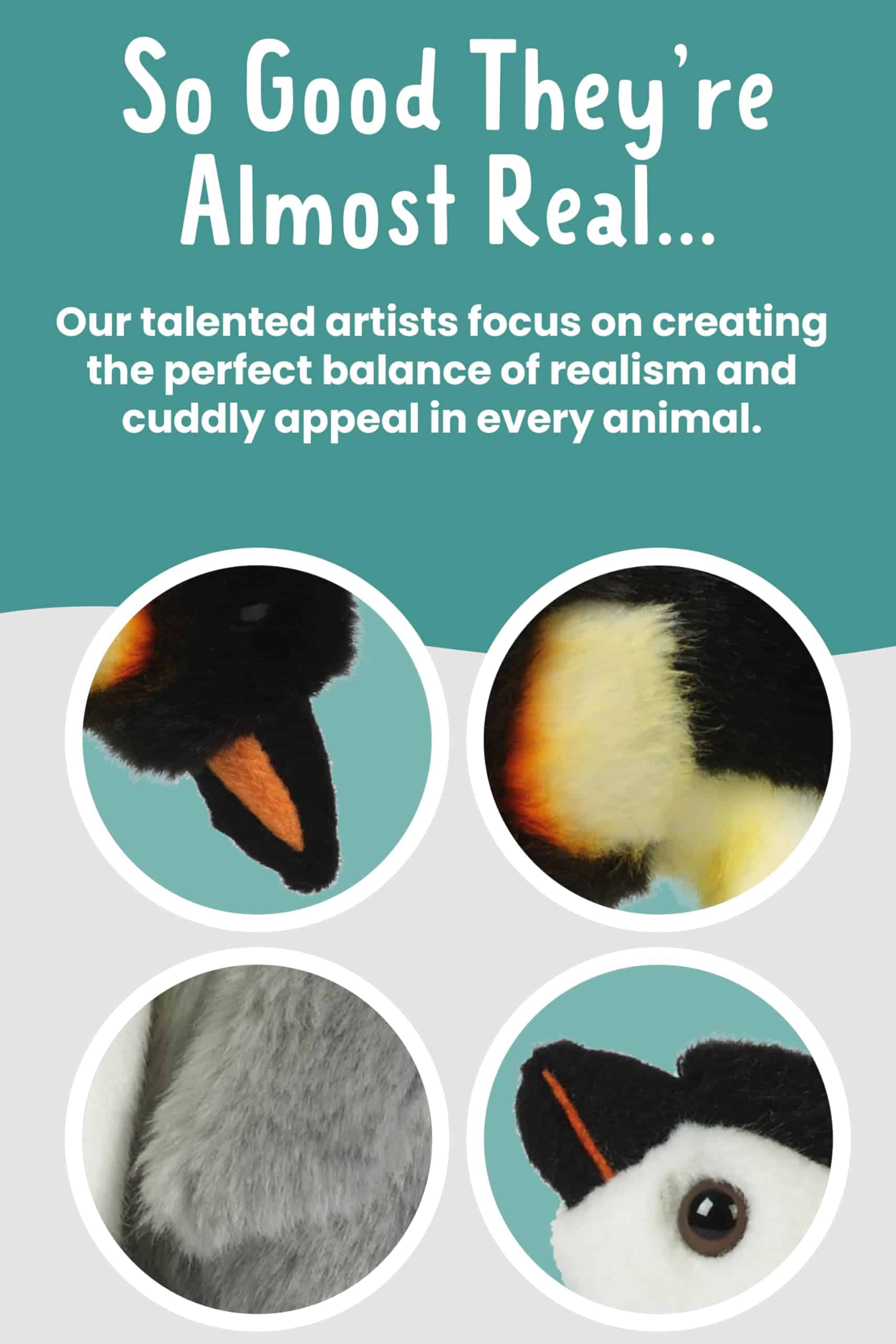 Pinguino y Polluelo de Living Nature, Juguetes Realistas de - Imagen 4