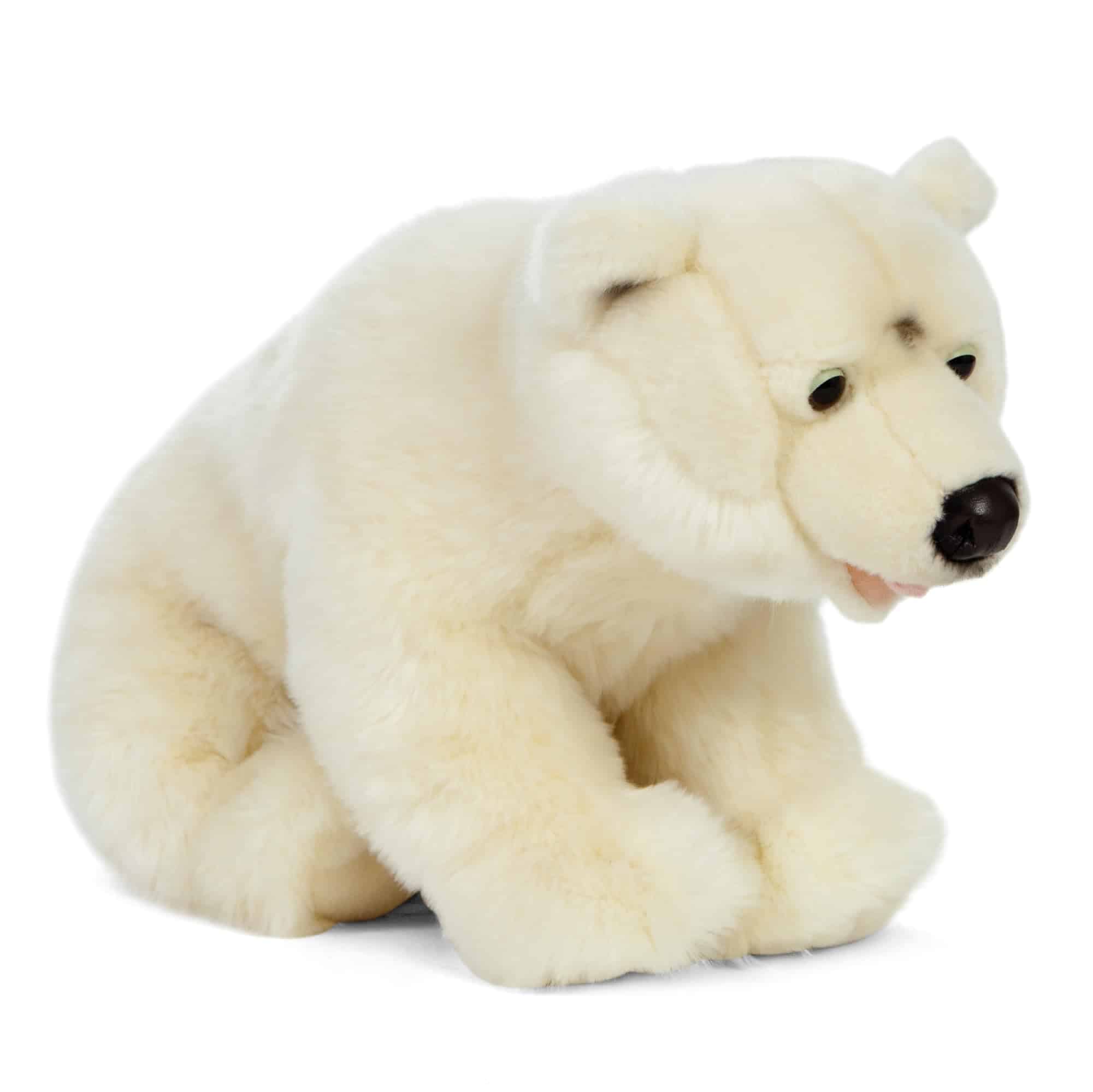 Peluche de oso polar Living Nature | Animal esponjoso |