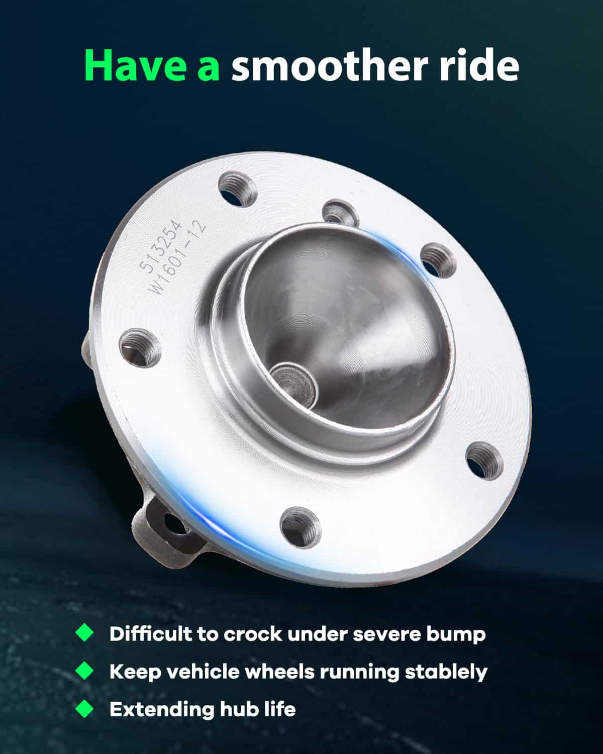 SCITOO Conjunto de Rueda de Cojinete de Cubo Delantero - Imagen 5