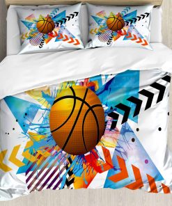 Juego de Funda Nórdica Ambesonne Teen Room, Baloncesto
