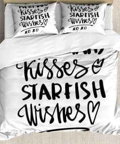 Set de Funda Nórdica Ambesonne Xo, Mensaje de Amor