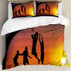 Ambesonne Teen Room Juego de Funda nórdica, Chicos Jugando