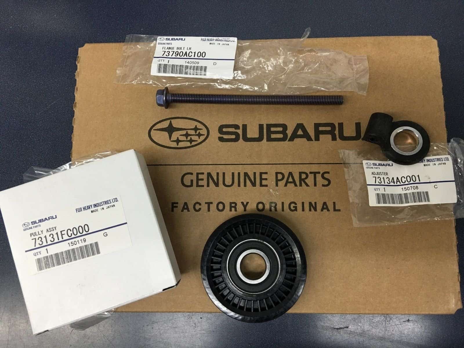 Kit de Polea y Ajustador de A/C OEM Subaru Impreza Legacy