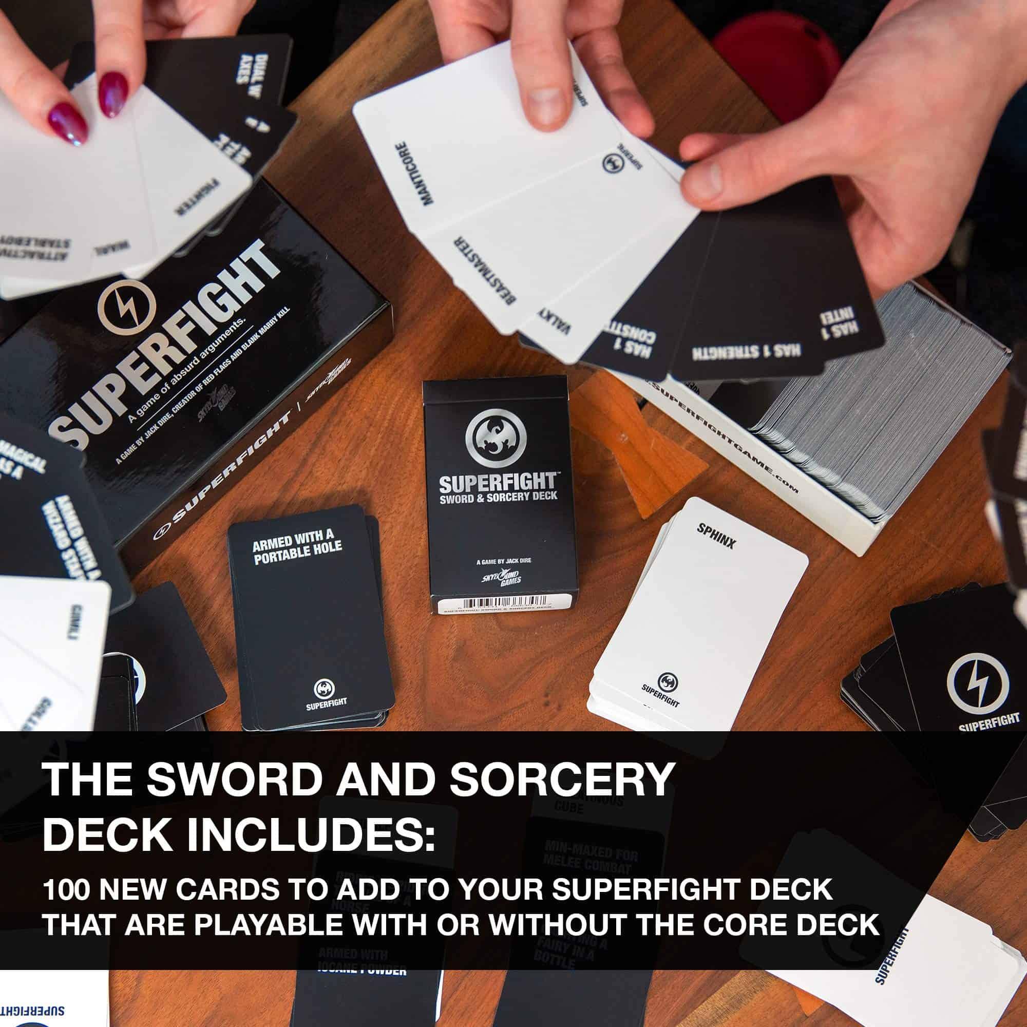 Baraja Superfight Sword and Sorcery: 100 Cartas de - Imagen 6