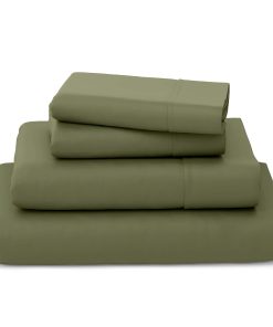 Juego de sábanas de lujo Cosy House Collection -Verde Salvia