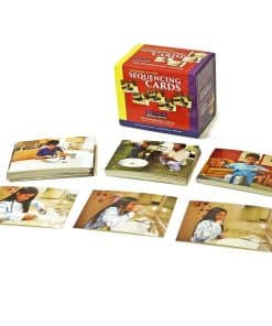 Tarjetas de imágenes de construcción de lenguaje de Stages