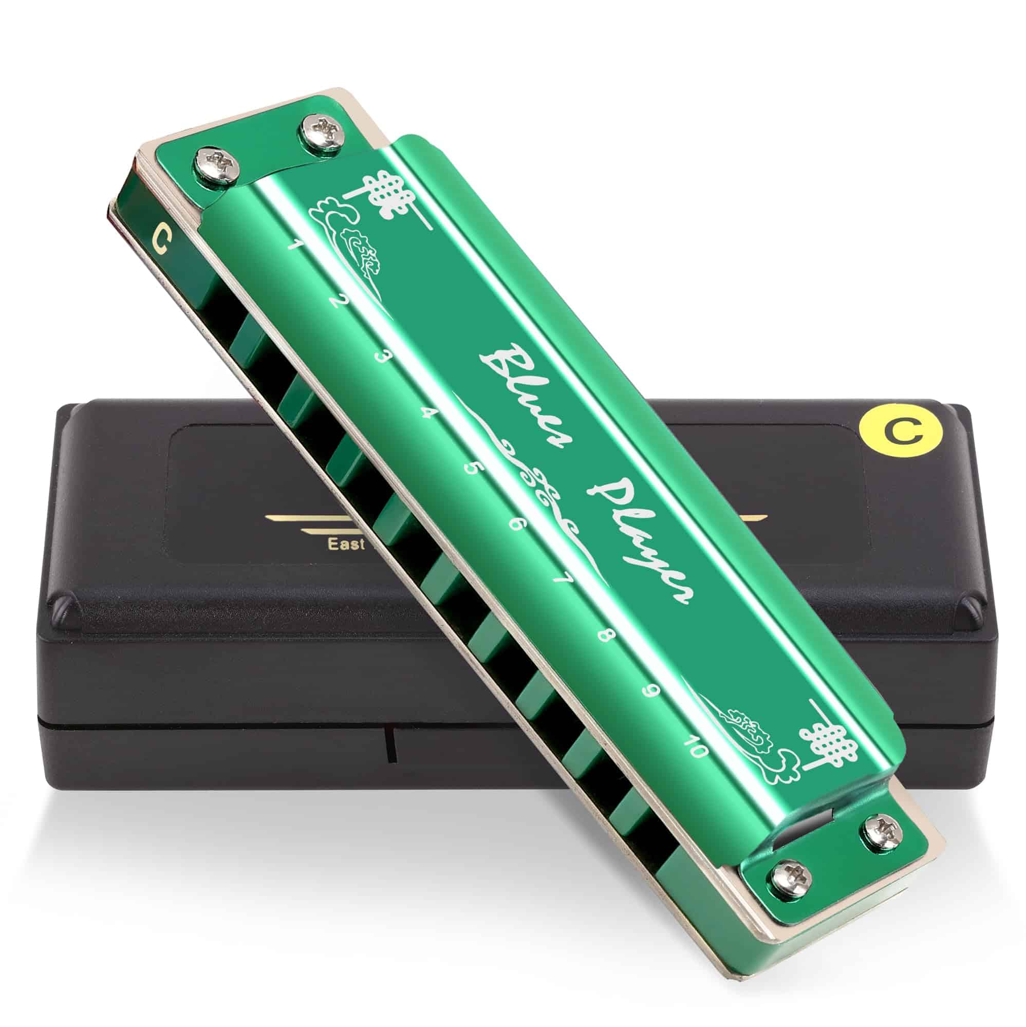 Armonica Diatónica Blues East top, clave de Do, Armonica de