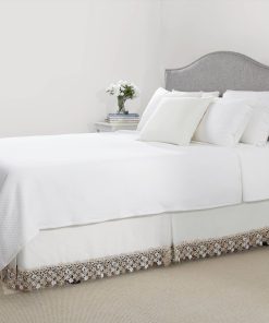 Renaissance Home Fashion Lillian Falda de Cama con Banda de