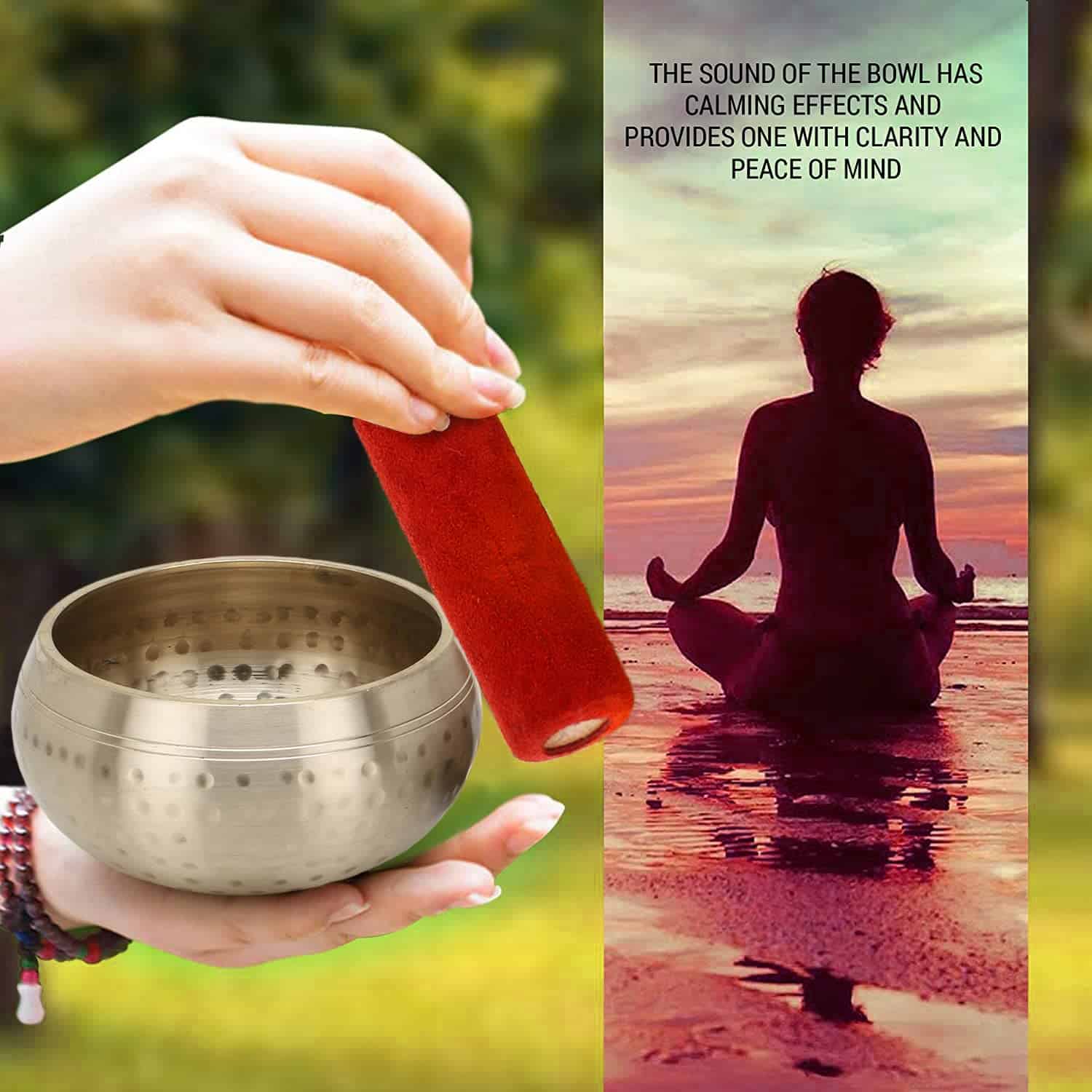 Zap impex Cuenco Cantor - 5 pulgadas, Set de Cuenco Cantor - Imagen 6