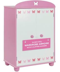 Armario de Almacenamiento de Ropa y Accesorios para Muñecas
