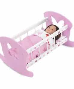 Cuna de muñeca de madera para muebles y accesorios de