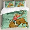 Set de Funda de Edredón Retro Ambesonne, Vaquera de Rodeo