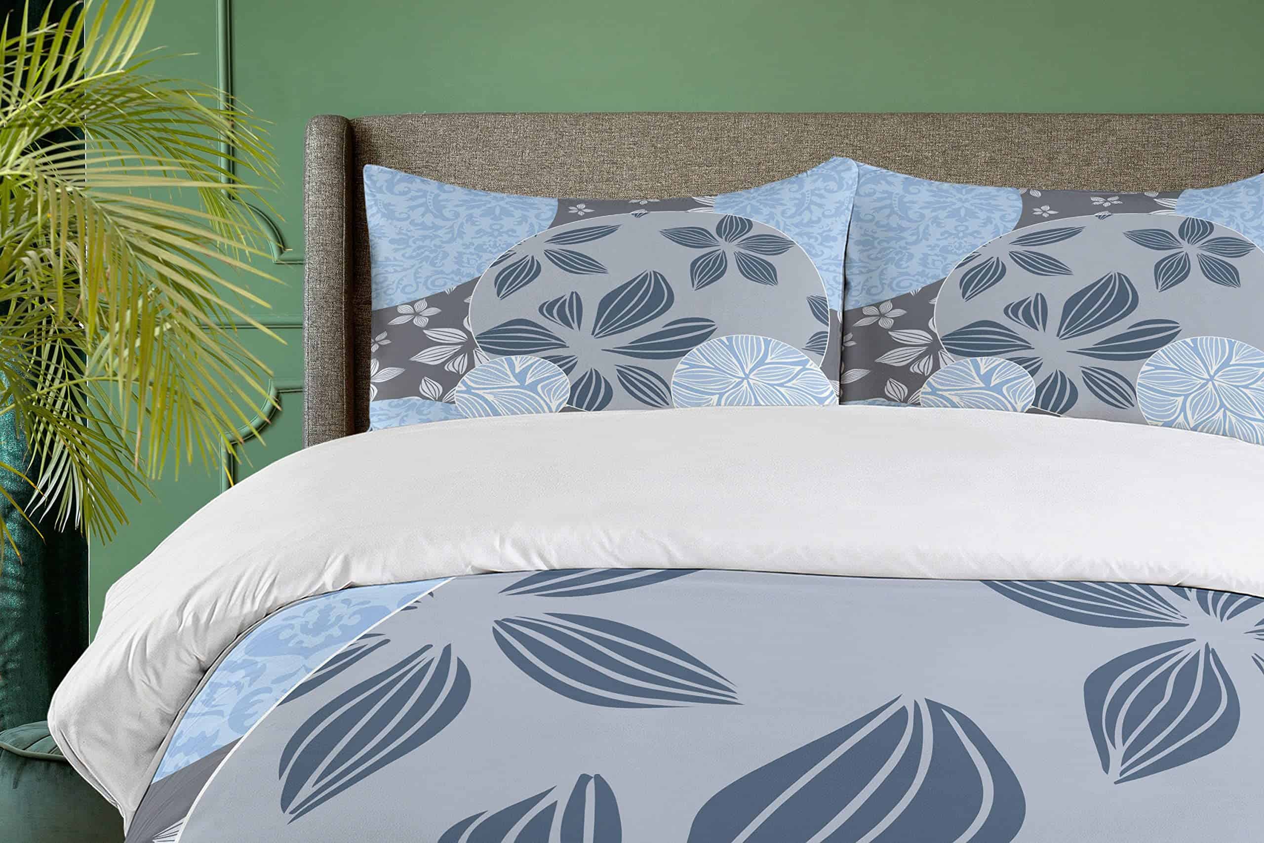 Juego de Funda Nórdica Ambesonne Flower, Flores Tropicales - Imagen 4