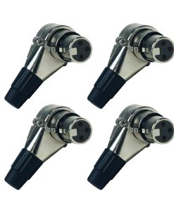 Conectores Hembra XLR Seismic Audio Ajustables de Ángulo