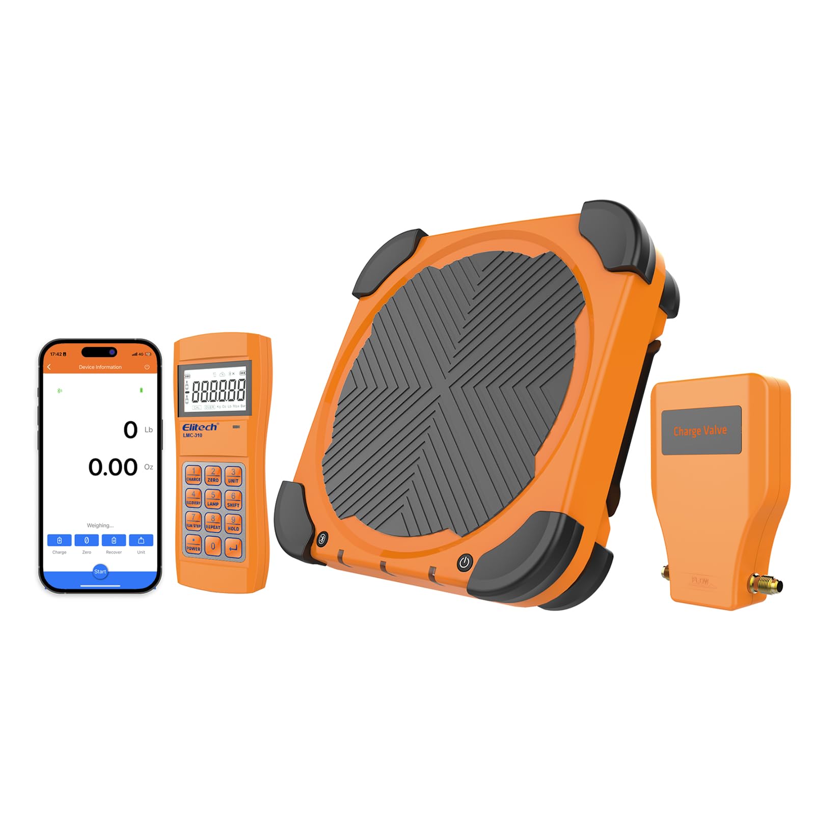 Báscula de Refrigerante Inalámbrica Elitech LMC-310 con