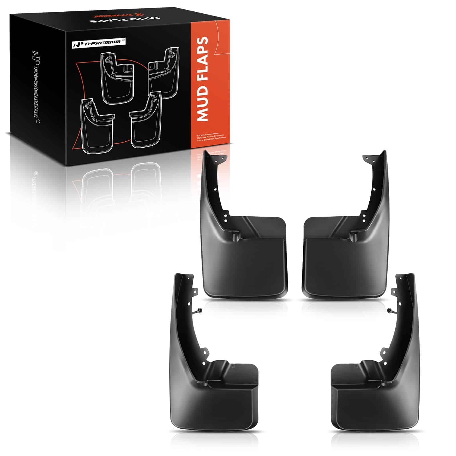 Conjunto de 4PCS de guardabarros de barro a prueba de