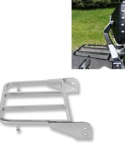 Asiento Solitario para Motocicleta con Sissy Bar y