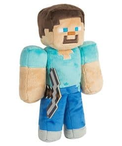 Peluche JINX Steve de Minecraft, Multicolor, 12" de alto