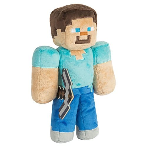 Peluche JINX Steve de Minecraft, Multicolor, 12" de alto