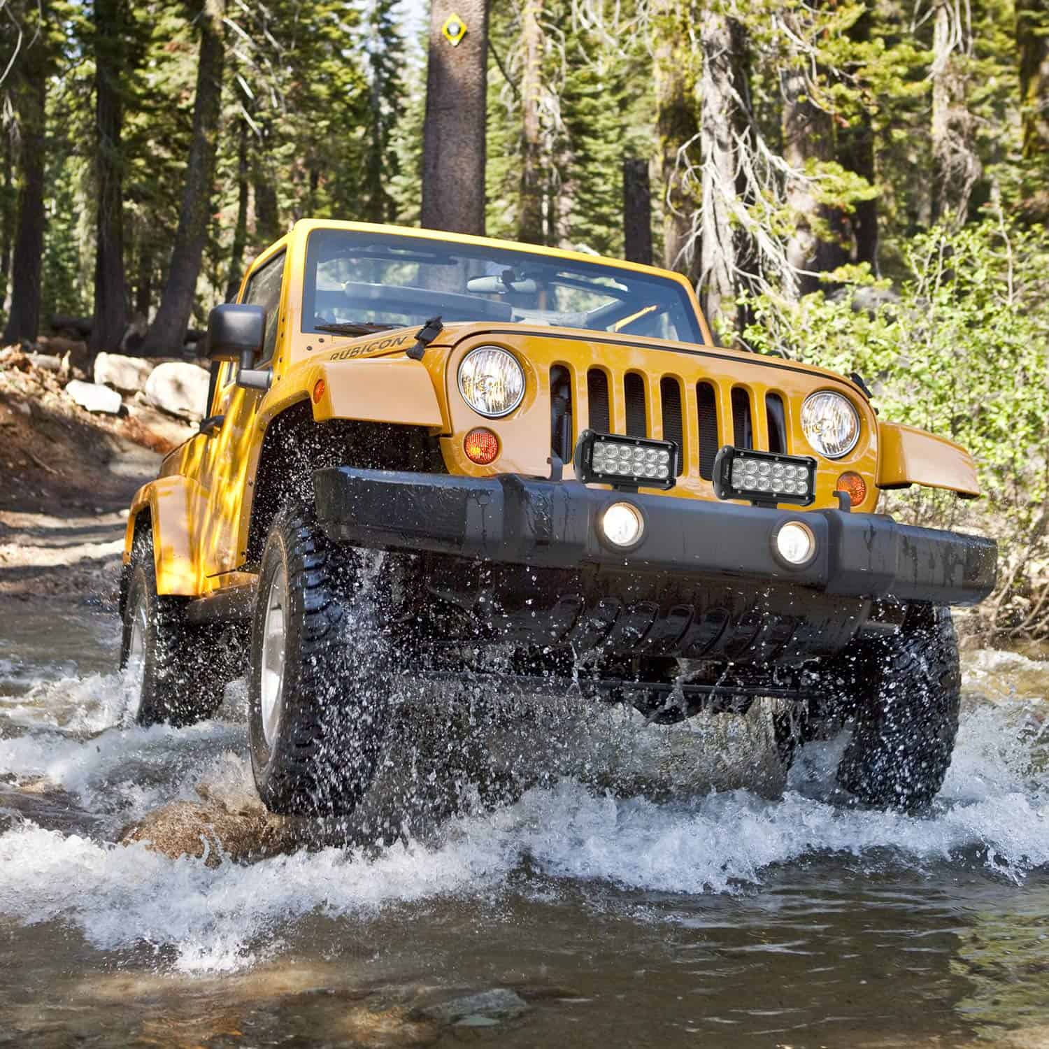 Barra de luz LED Aaiwa de 7", 4 PCS 3600LM Luces de - Imagen 9