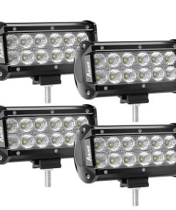 Barra de luz LED Aaiwa de 7", 4 PCS 3600LM Luces de