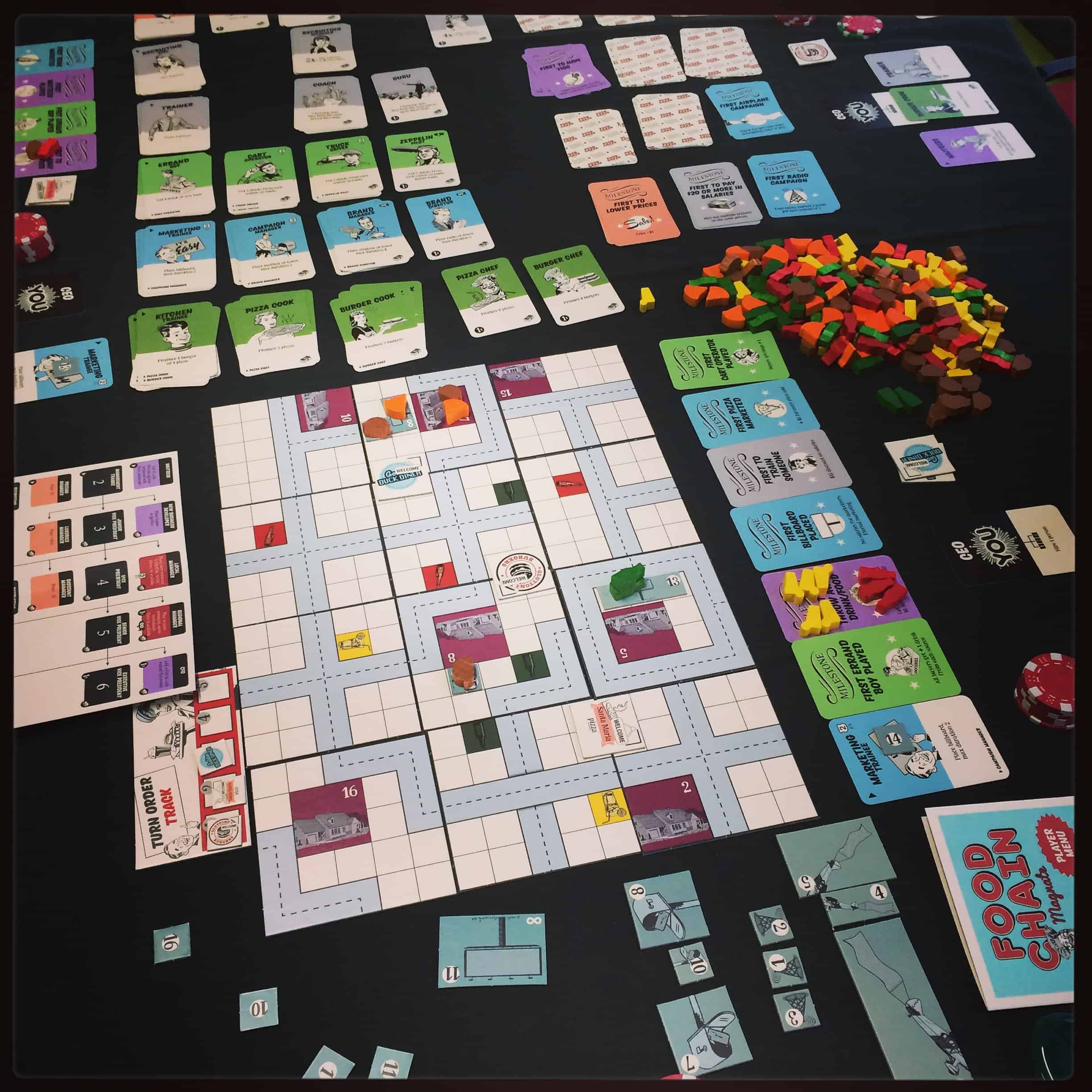 Juego de Mesa de Estrategia Food Chain Magnate de Funforge - Imagen 4