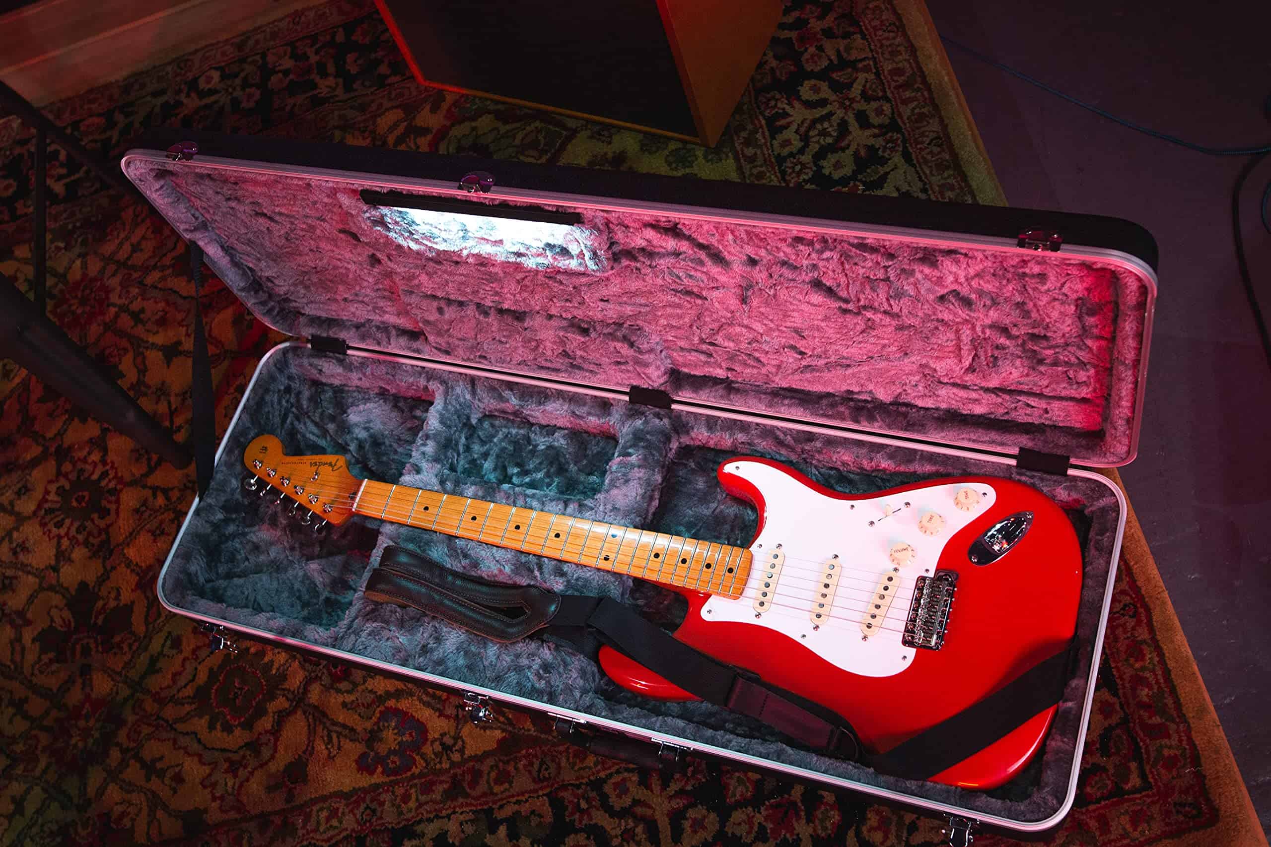 Estuche moldeado de lujo para guitarra eléctrica tipo - Imagen 8
