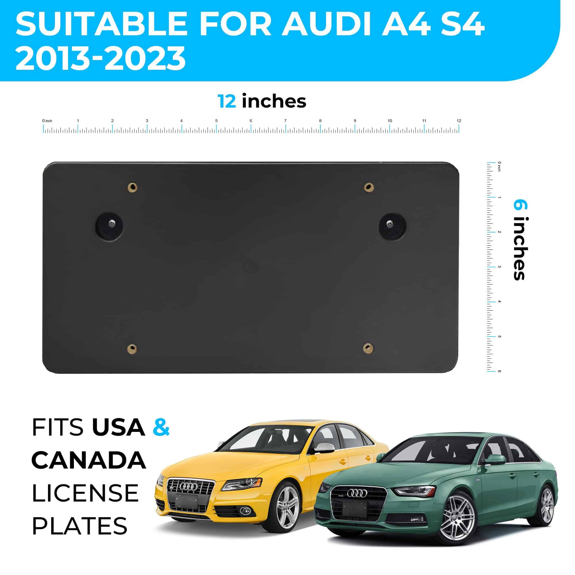 Soporte de Placa de Matrícula Trasera para AUDI A4 S4 - Imagen 3