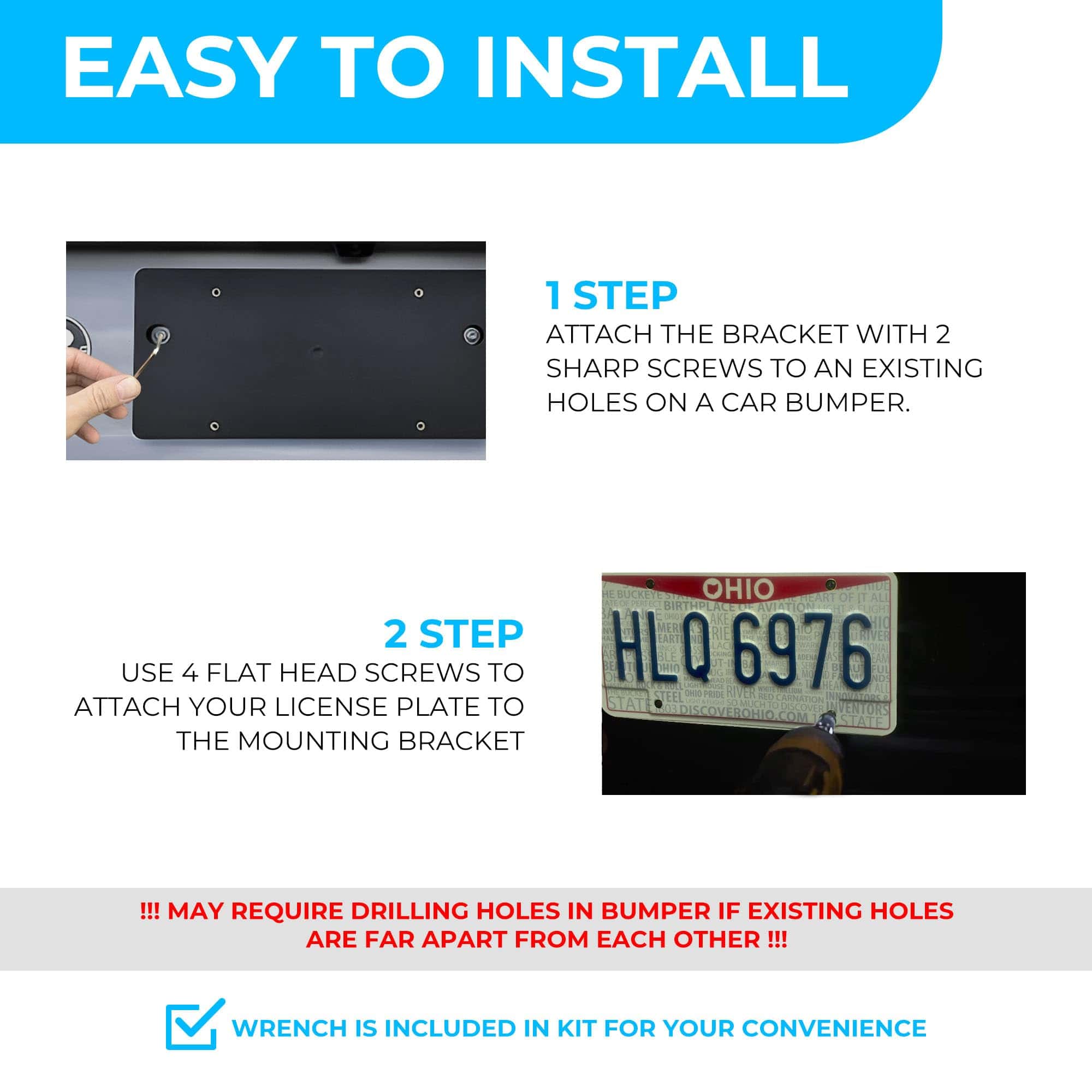 Soporte de Placa de Matrícula Trasera para AUDI A4 S4 - Imagen 5