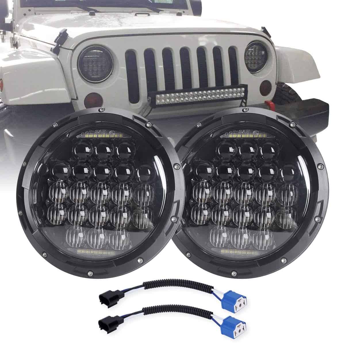 Faros Delanteros LED 5D de Proyector 130w 7 Pulgadas con