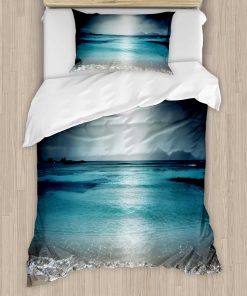 Juego de Funda Nórdica Tropical Ambesonne de 2 Piezas,